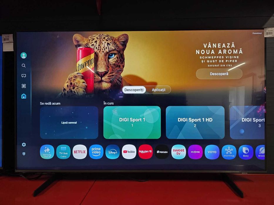 Televizor Smart SAMSUNG QLED 55Q8F 138 cm 4K Ultra HD HDR Smart TV Generatie 2025 WiFi Clasa E Garantie Reselecto