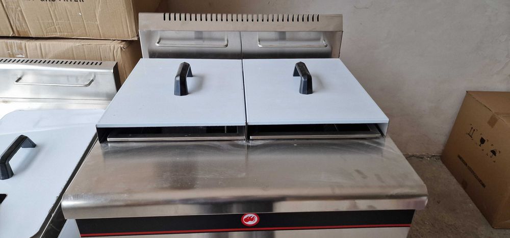 REDUS Friteuza profesionala gaz butelie 12.5l+12.5l -TRANSPORT GRATUIT