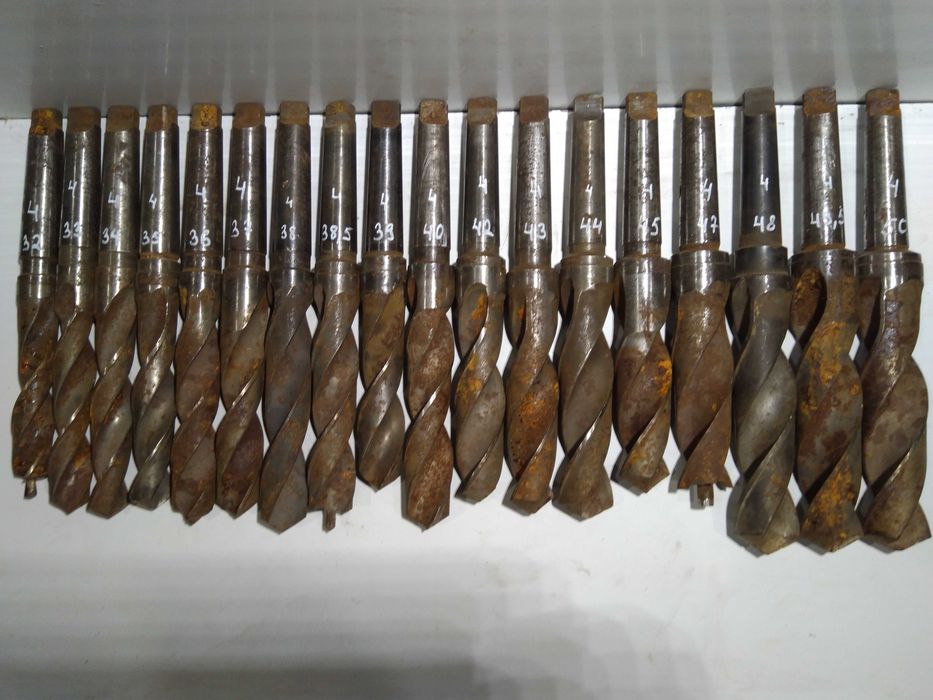 свёрла  с конусным хвостовиком