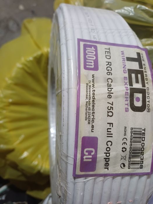 Cablu utp cat 5e  sii coaxial rg6