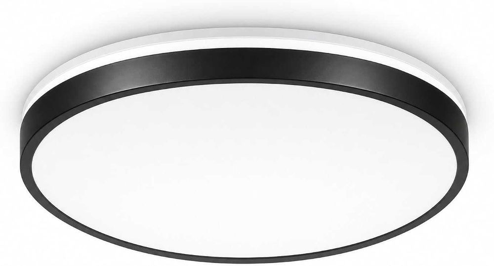 Lampă de plafon LED 24W Neagră Horevo
