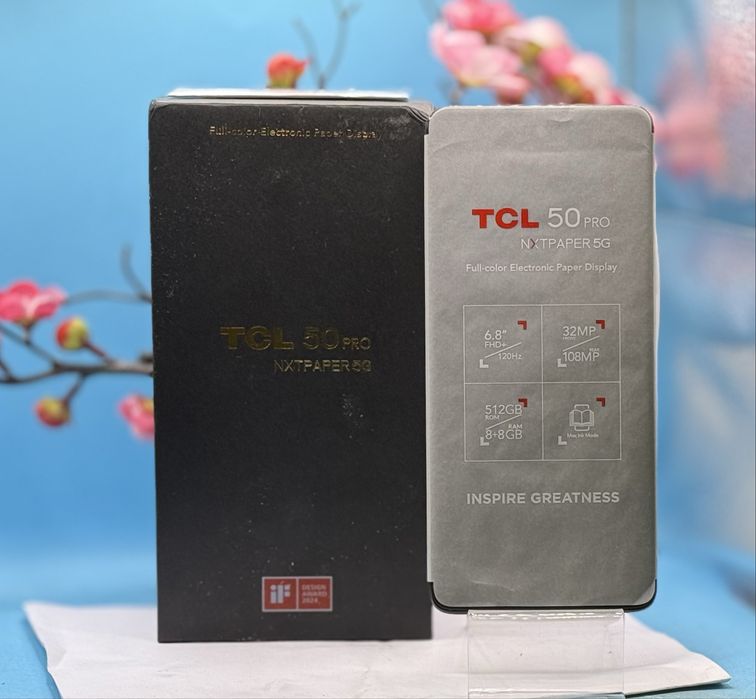 НОВ!!! TCL 50 Pro NXTPAPER 5G, 8GB, 512GB, Moon Grey