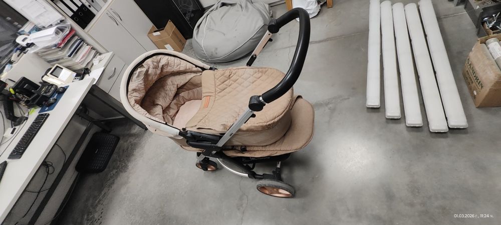 KIKKA BOO Комбинирана количка 3в1 MADRID ALL IN ONE BEIGE