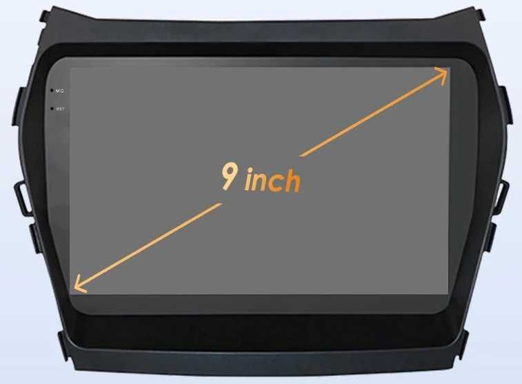 Мултимедия 9" Android 14 за HYUNDAI IX45 SANTA FE 3 III CARPLAY навигация RDS DSP GPS