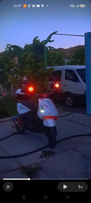 мопед yamaha стант