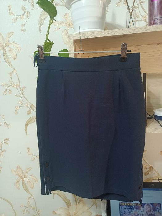 Юбка синяя школа