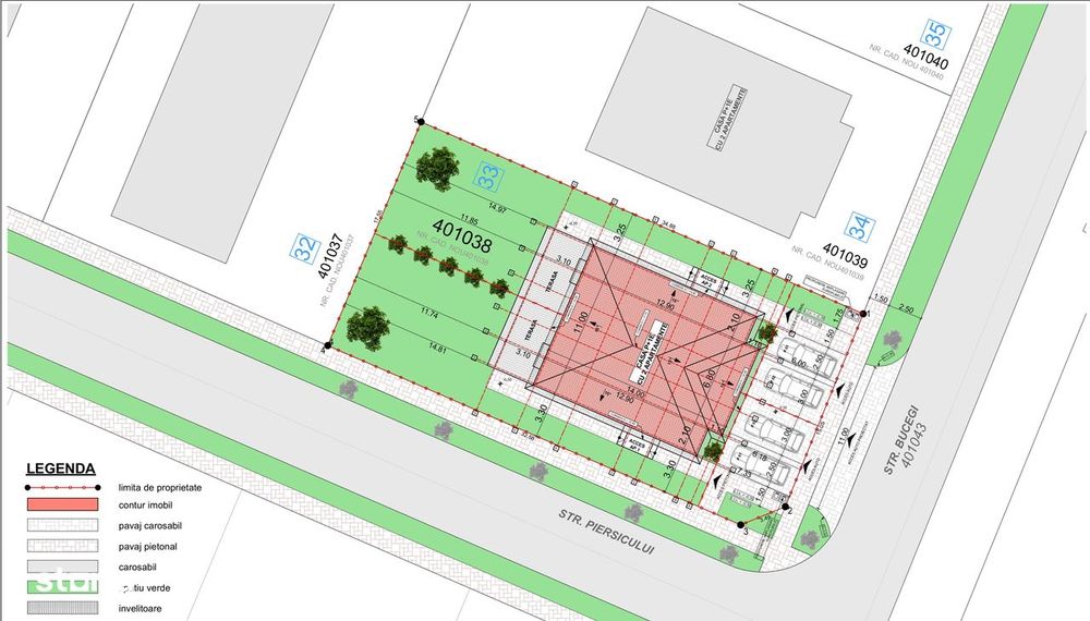 Duplex Modern in Chisoda zona linistita