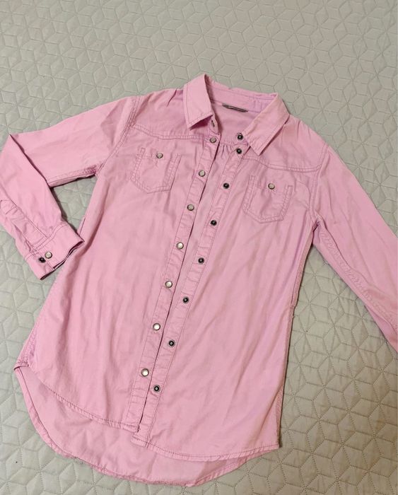 Cămașă de blugi, mov, Zara Kids (merge și pt. adulți)