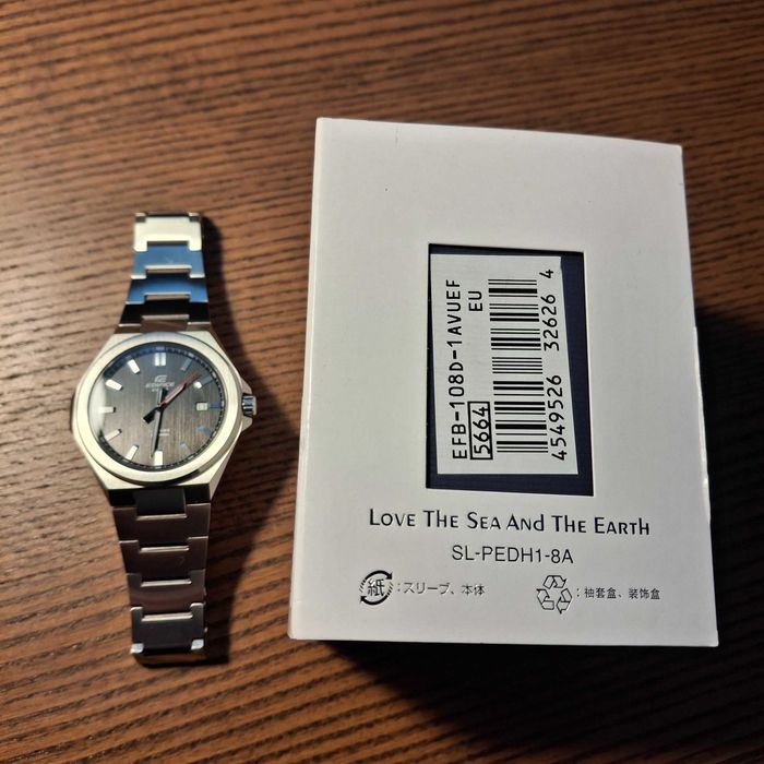 Часовник Casio Edifice Sapphire EFB-108D-1AVUEF