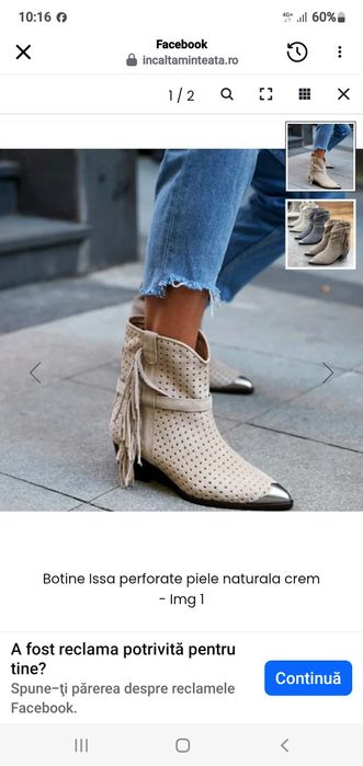 Ciocate piele naturala 36 noi