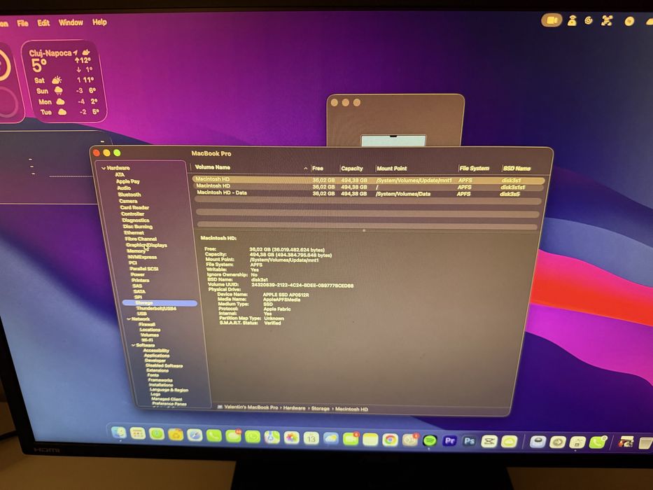 MacBook Pro 16 M1 Pro - Workstation Desktop - Display Defect