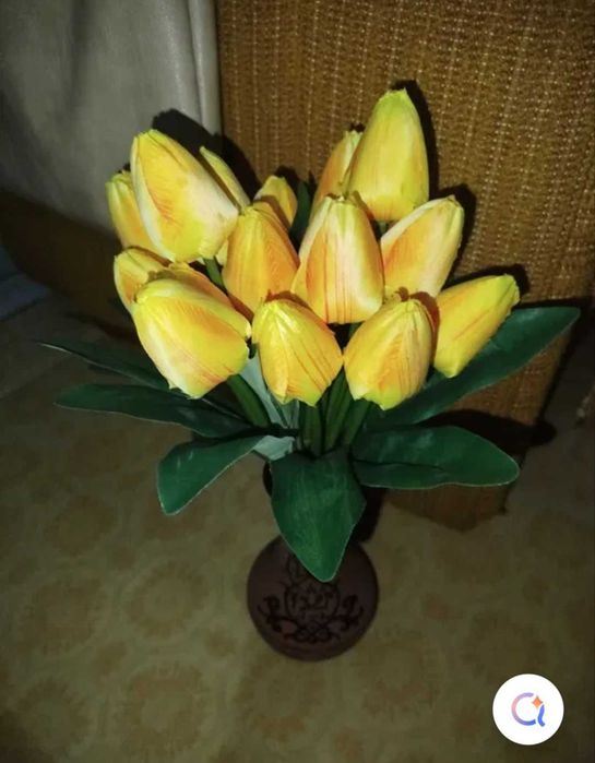 Тюльпаны жёлтые, искусственные