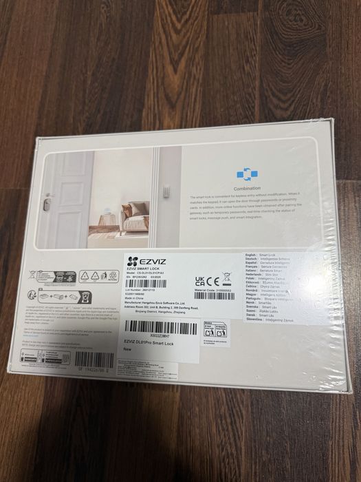 Ezviz CS-DL01/DL01CP/A3-BK Smart Lock Kit DL01 + Keypad + A3 NOU SIGILAT