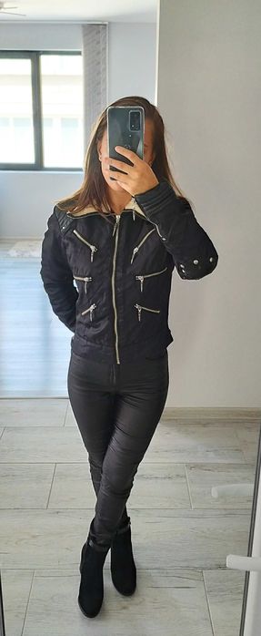 Оригинално яке от естествена кожа Replay