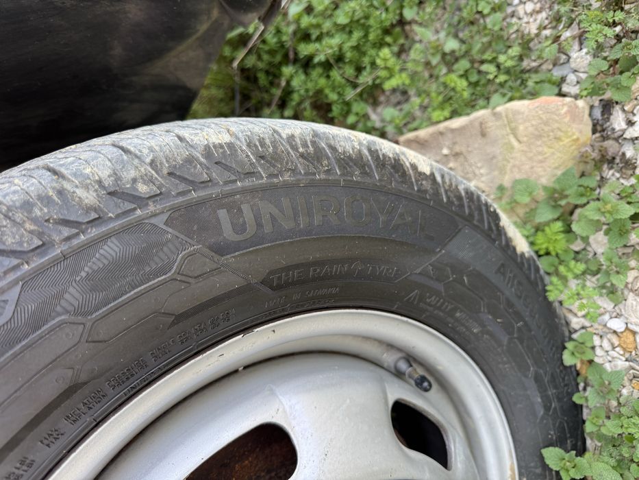 6бр.Джанти 16 6x170+НОВИ ГУМИ Uniroyal 195/65/16C за бус Iveco Daily