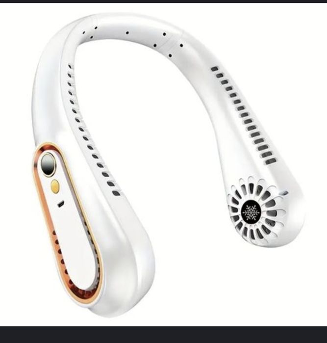 Преносим USB вентилатор за врат. Нов,