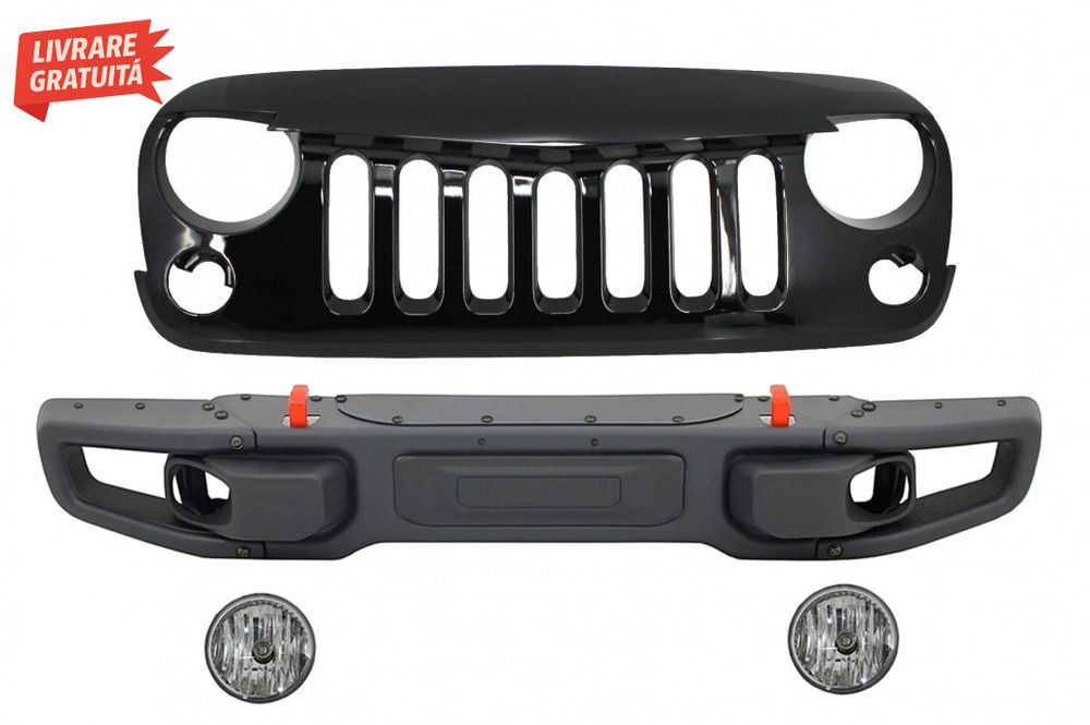 Bara Fata si Grila Centrala JEEP Wrangler / Rubicon JK (2007-2017) 10t