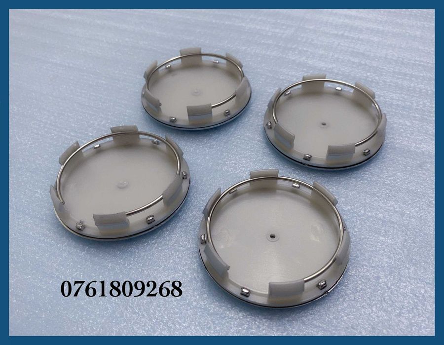 Set 4 capace gri-crom 60mm jante aliaj Mercedes Benz