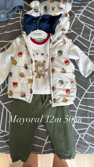 Дрешки Mayoral, Next, Timberland от 1м до 12м
