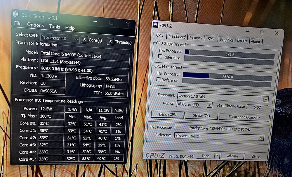 Геймърски Компютър (i5-9400F / GTX 1070 FTW / 16GB RAM / 512GB NVMe / Win 11 Pro)