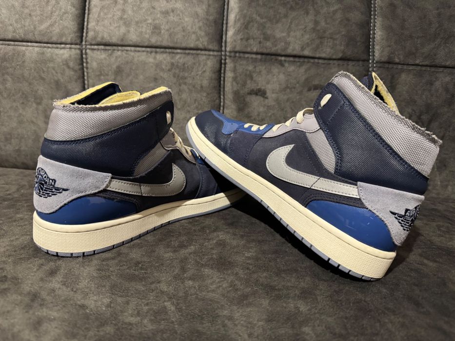Nike Air Jordan 1 Mid SE Craft Obsidian French Blue.