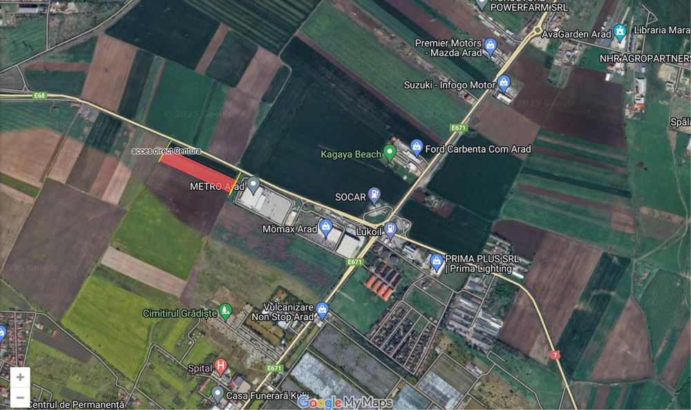 Teren intravilant centura gradiste langa Momax,Metro