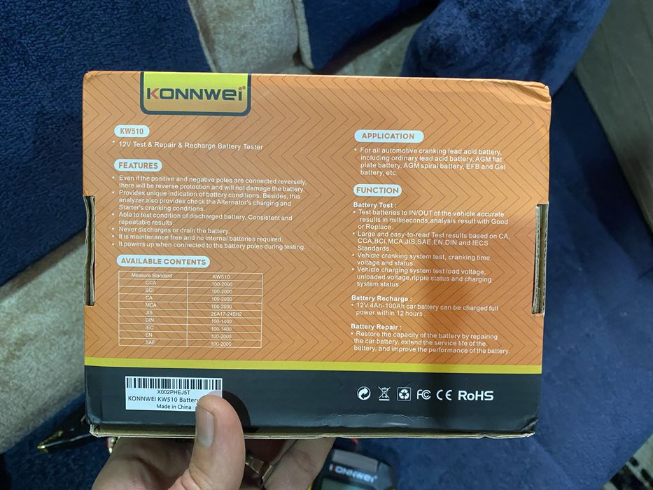 * KONWEI интеллектуальное импульсное зарядное устройство с функцией во