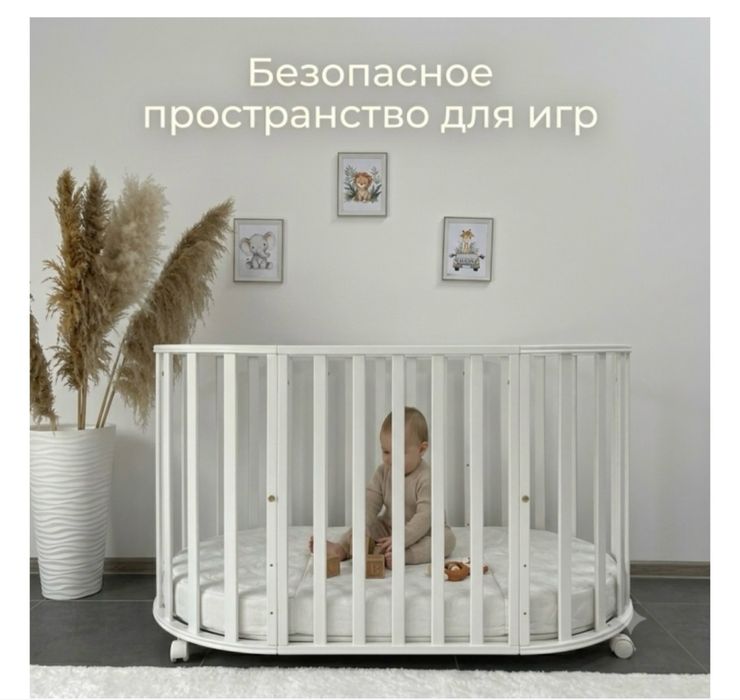 Детская кровать из березы