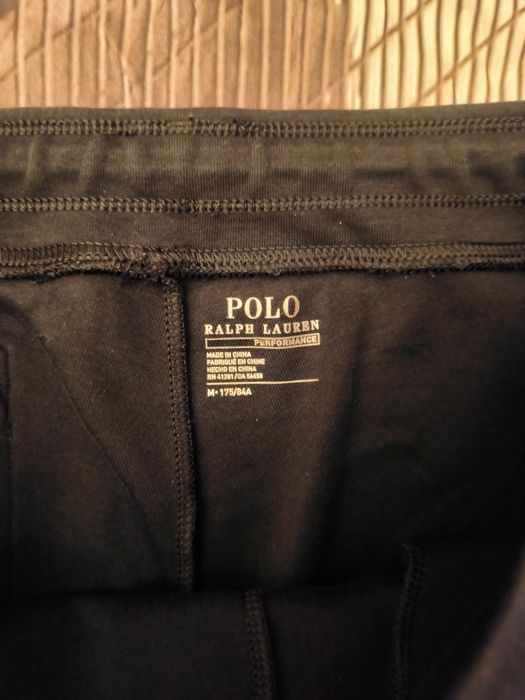 Polo Ralph Lauren Долнище анцуг  Черен Regular Fit М размер