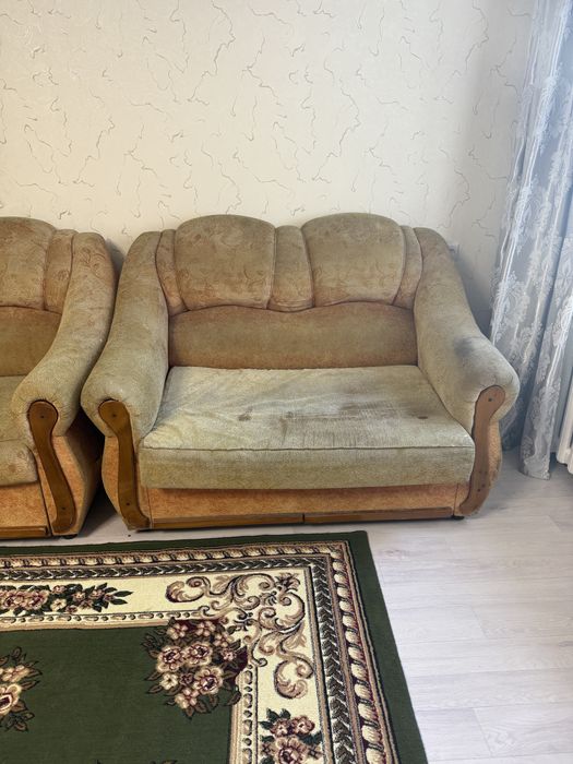 Диван с креслой и мини диван