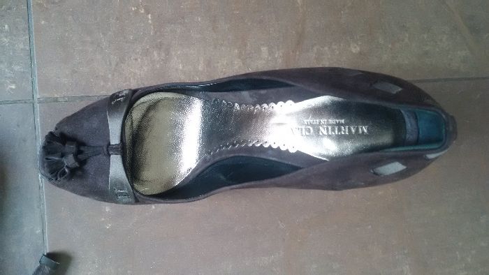 pantofi open toe,noi,MARTIN CLAY,39,piele total,made in italy