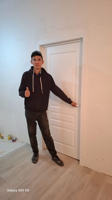 Установка двери Астана