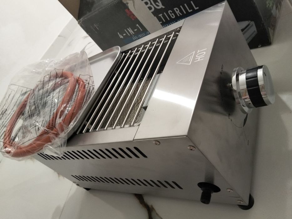 Grătar pe gaz și plita portabil