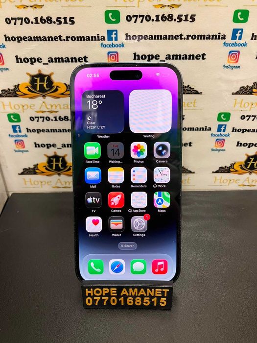 Hope Amanet P3 Iphone 14 Pro / 128 GB / 85% Baterie