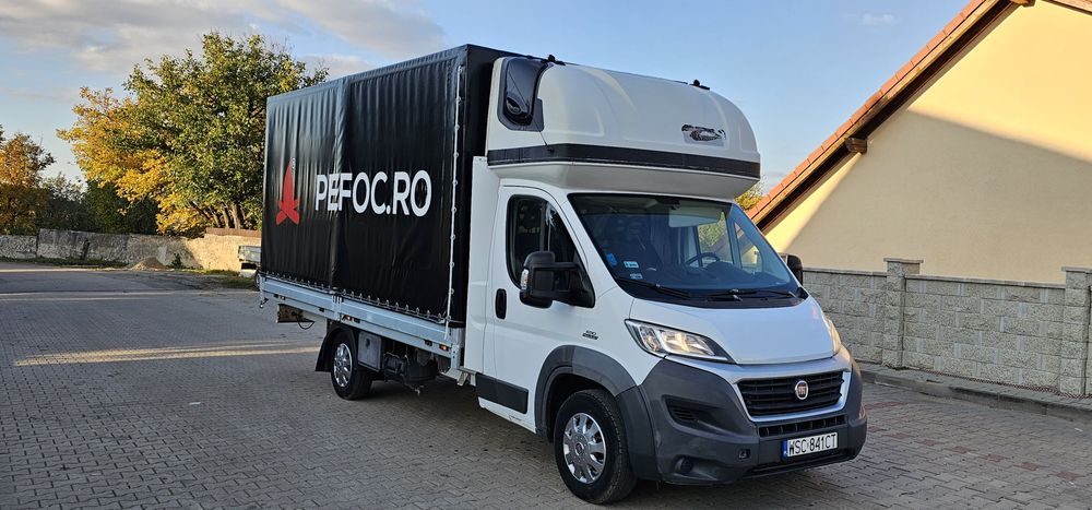 Fiat ducato 3.0 180cp Prelata  pe role 10 europaleti iveco daily