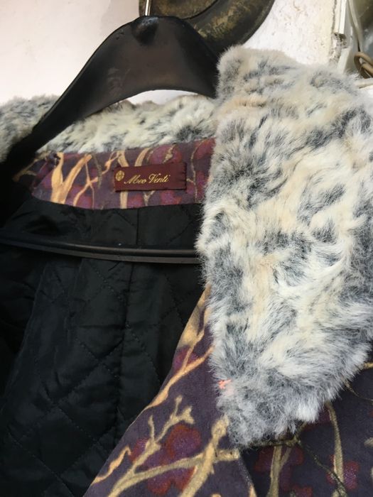 Зимно яке с пухена яка и ръкави, M