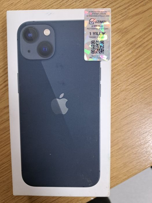 IPhone 13 yangi karobka xujjatlari joyida