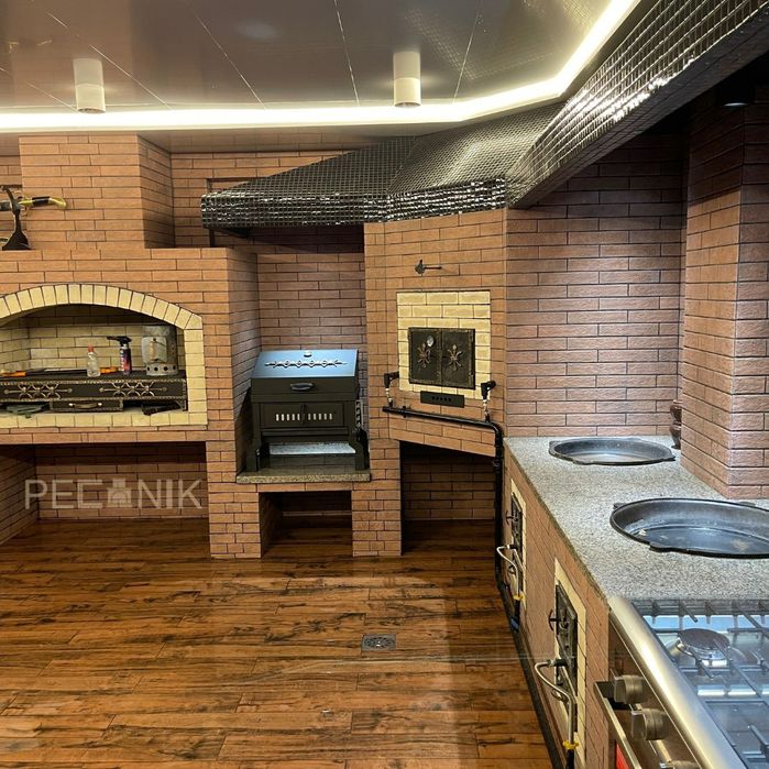 LETNIE kuhni Barbekyu Kamin