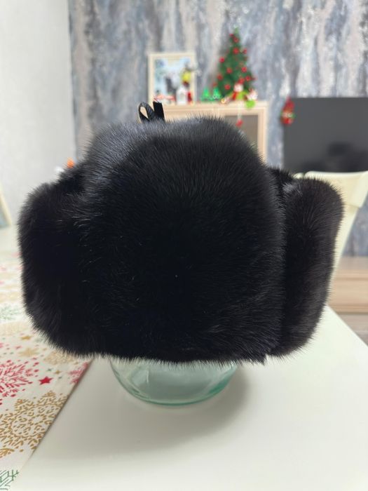 Норковая шапка ушанка