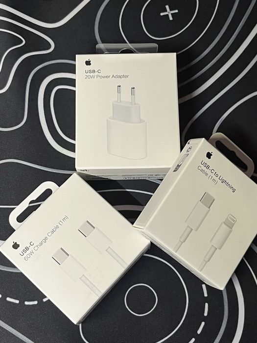 Адаптер питания 20W + кабель Lightning to USB Type‑C