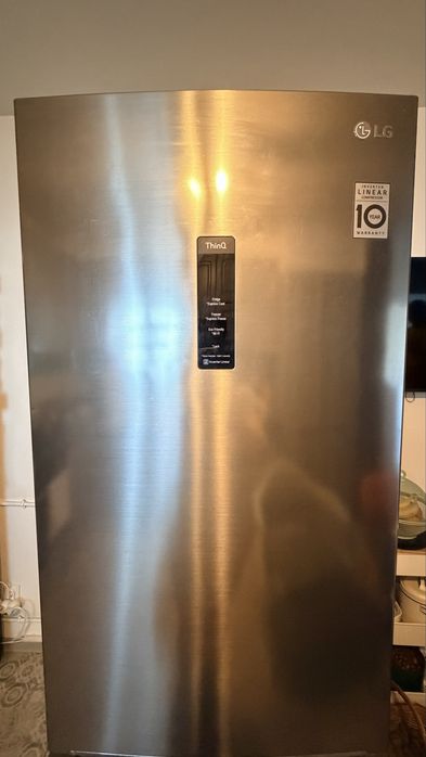Frigider LG GBB61PZHZN – No Frost, gri, stare foarte bună