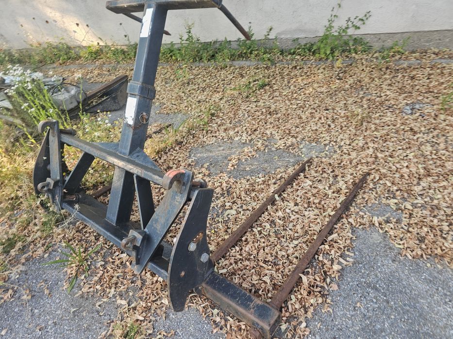 Вилици шишова за слама за челен товарач