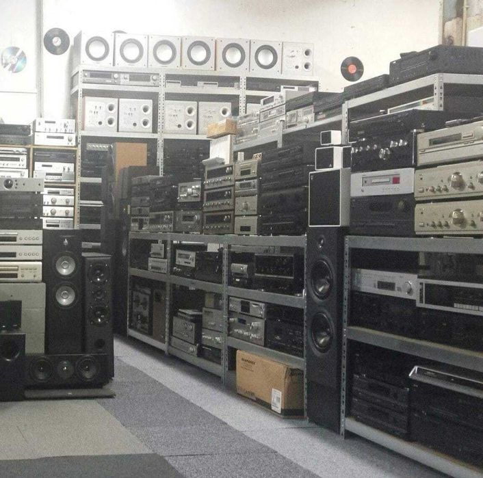 Colectie aparate stereo - Tuner,amplificator,deck,pickup,boxe