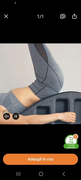 Aparat streching pentru durerile lombare