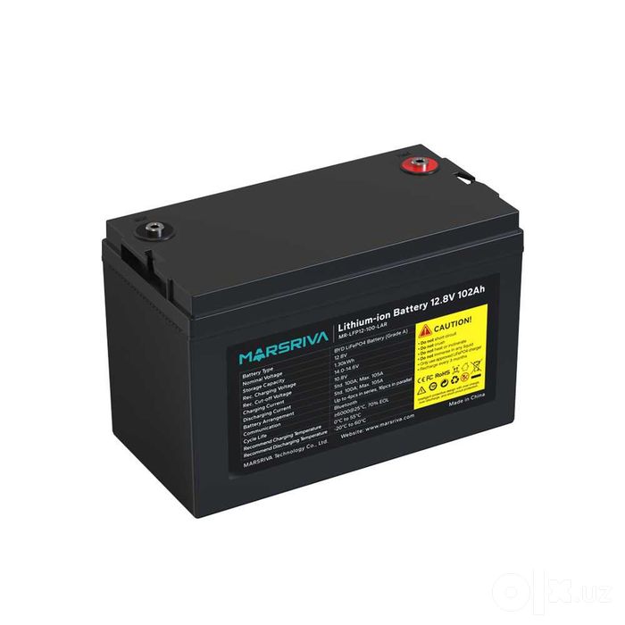 Marsriva MR-LFP12-100-LAR — аккумулятор LiFePO4 12,8 В 100 А·ч
