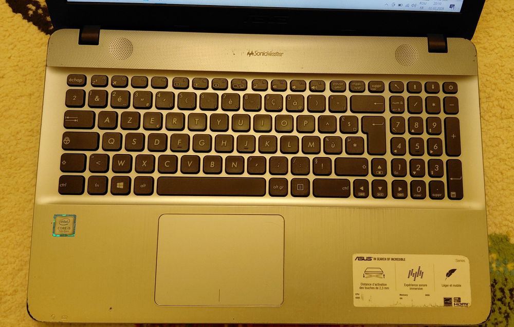 Laptop Asus X541u 15,6" i5 7200u 8gb ram 256gb ssd