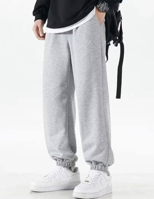 Серые штаны baggy L