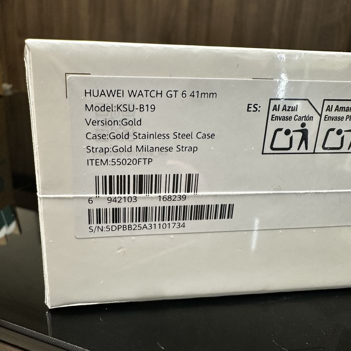 Нов! 2г. Гаранция Huawei Watch GT 6 41mm (KSU-B19) - Gold Milanese