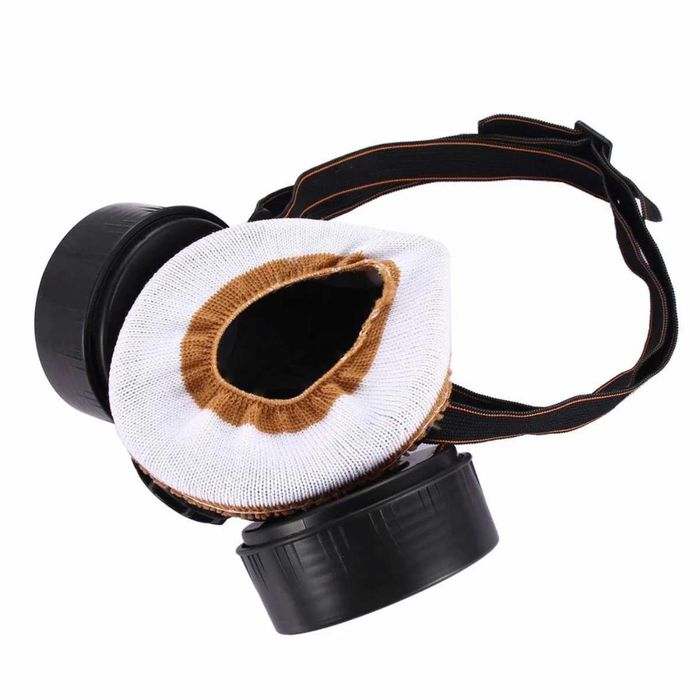 Masca protectie cu 2 filtre de carbon activ si ochelari