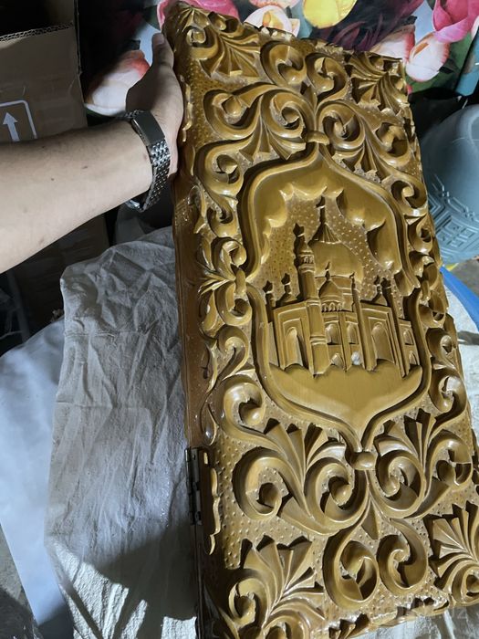 Нарды старинные, ручная работа